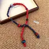 Collar de Pull Tejido de Lana Retro con Cuentas para Mujer 2025 Nuevo Diseño Único Cadena de Suéter Accesorios de Halter Personalizados