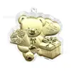 Colgante Zodiaco con Concha de Agua Dorada con Grabado, Llavero para Cadena de Teléfono Móvil Regalo, Suministro Directo del Fabricante, Soporta Logo