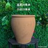 Maceta de terracota maceta de terracota maceta de arcilla antigua diámetro grande bonsái planta verde suculenta echeveria tocón viejo sala de estar transpirable