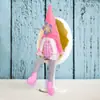 2026 Novo Produto Transfronteiriço Decoração de Páscoa Amazon Tecido Boneco Rudolph Pernas Longas Ornamento para Vitrine Presente
