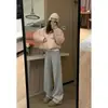 Suéter de tricô multicolorido e confortável para outono e inverno, com gola alta discreta, efeito emagrecedor e que pode ser usado como camada base