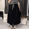 Calças Casuais Femininas de Veludo Cotelê para Outono e Inverno, Forradas com Lã, Engrossadas, Petite, Soltas, Emagrecedoras, Estilosas, Culottes, Calças de Pernas Largas