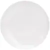 Plato Redondo Blanco Vajilla Imitación Porcelana Plato Redondo de Plástico Plato de Buffet Plato de Hueso Blanco Plato para Servir Tapa de Plato Plato de Arroz Comercial