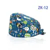 Gorro quirúrgico para mujer, gorro de algodón estampado, gorro para sala de operaciones de doctor, gorro de enfermera, gorro de luna, gorro para casa, gorro de chef tipo cúpula