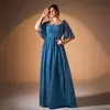 Vestido de Noche Estilo Nuevo, Vestido de Gala Transfronterizo, Moda Nueva de Manga Media, Vestido de Malla Sexy y Elegante para Fiestas, En Stock