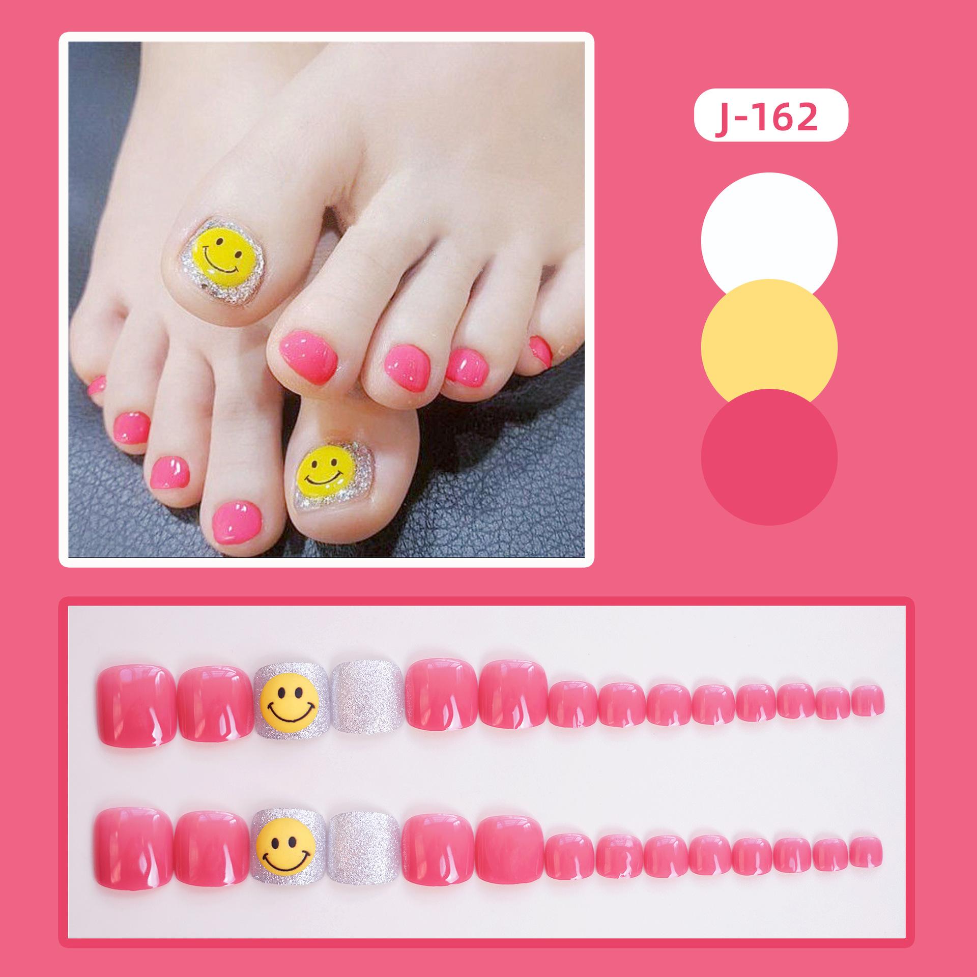 脚J-162粉黄笑脸2