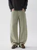 Pantalones de Trabajo Retro Japoneses Muxi Clothing con Parches, Pantalones Curvos Versátiles de Leñador, Pantalones Casuales de Pierna Ancha para Hombre