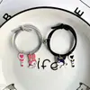 Vento Vermelho da Internet elástico pequeno corda de mão pulseira de casal um par de cordas de cabelo atraentes para meninas corda de cabelo Vento Vermelho da Internet amor magnético