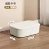 Caja de almacenamiento para artículos varios, organizador de plástico para escritorio en casa, snacks, juguetes, para dormitorio, armario y organización de ropa