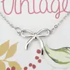 Qiaolanxuan Collar de Nudo Nuevo de Mariposa Cadena para Clavícula Estilo Japonés y Coreano Simple Fresco Dulce Accesorios para Estudiantes Fábrica de Origen Venta al por Mayor