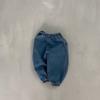 Moda Bebê Primavera e Outono Nova Roupa Infantil Coreana Meninos e Meninas Calça Jeans Cintura Alta Infantil Outono Casual Calças