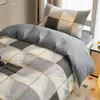 Conjunto de cama de três peças para dormitório de estudante universitário, lençóis e fronha de algodão puro, conjunto para cama de solteiro, adequado para todas as estações, novo modelo 2026