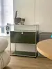 Gabinete Verde Oliva Combinación de Módulos de Color USM Limitado Aparador Mediano Estante de Exhibición de TV Mesita de Noche Almacenamiento