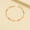 Collar de Flor de Margarita de Color Dopamina Transfronterizo Europeo y Americano Cadena Fresca de Flor Todo-partido para Clavícula para Mujeres