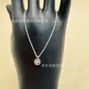 Colar pequeno estilo Chanel Nº 5 em forma de O de cobre ecológico com pingente de estrela de seis pontas, cabaça sorridente incrustada com zircônia, colar da moda C Ronaldo Nº 7
