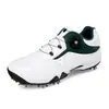 Sapatos de Golfe com Botão Giratório para Casais, Sola Removível Antiderrapante, Sapatos Profissionais para Esportes ao Ar Livre