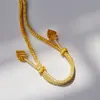 Cuerda de Collar de Alta Gama Tejida a Mano de Ocho Hilos para Hombres y Mujeres, Cuerda para Colgante, Tarjeta de Buda, Thangka, Cera de Abeja, Cordón de Alta Calidad, Nuevo Estilo Chino