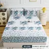 Juego de cama de verano fresco estilo pastoral floral con sábana bajera, colcha individual, funda de almohada, protector de colchón, funda protectora, ropa de cama