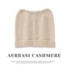 Nuevo Gorro de Punto de Cachemira para Otoño e Invierno Color Sólido Engrosado Orejas de Gato Personalidad Versátil Estilo Coreano Gorro Cálido para Cubrir la Cabeza Hace que la Cara Parezca Más Pequeña