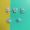 Acessórios de Resina DIY Série Marinha Estrela-do-mar Baleia Cola de Chantilly Ímã de Geladeira Caixa de Armazenamento Capa de Celular Fivela de Sapato Materiais