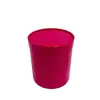 Balde de abraço para o Dia do Professor grande preto, branco e rosa Balde para arranjo de flores de buquê DIY Caixa de flores cilíndrica pequena Tubo de flor