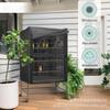 Funda Antipolvo para Jaula de Pájaros de Patio Exterior, Cubierta para Jaula de Pájaros Bloqueadora de Luz para la Noche, Impermeable, a Prueba de Sol, a Prueba de Viento, Cómoda, Transpirable y Discreta