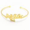 Versión coreana de la misma pulsera de pareja moda viento OL pulsera sencilla de niña inocente Pulsera C europea y americana chapada en oro al por mayor
