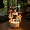 Pequenos presentes criativos personalizados em acrílico, luzes noturnas para empresas, faculdades, celebrações de aniversário de campus e lembrancinhas comemorativas para a temporada de volta às aulas.