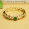 Pulseira de Ágata Vermelha Aiyu Calcedônia Verde Imperial Pulseira Guardiã Vintage Fábrica Atacado Dropshipping S4021902