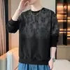Sudadera de primavera para hombre 2026 primavera y otoño casual versátil elegante camiseta de manga larga ropa de hombre de moda
