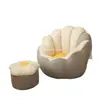 Sofá Perezoso para Dormir y Reclinarse, Sillón Individual Reclinable, Silla Perezosa Tatami, Sillón Sofá de Puf, Sofá Pequeño para Dormitorio, Calabaza