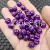 Contas de Abóbora de Jade Vermelho, Contas Redondas, Contas Soltas de Jade, Verde-Azulado, Amarelo Óleo de Galinha, Roxo, Contas para Acessórios de Joias de Abóbora da Sorte