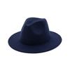Chapéu de Coco de Lã Outono e Inverno Chapéu Jazz Masculino e Feminino Moda Estilo Britânico Pimenta Gargantilha Chapéu de Prato Grande Leve