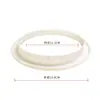 Tapa de tubo de hilo de poliéster para fábrica textil, cabeza redonda, cabeza plana, hilo de baja elasticidad, tapa de tubo de hilado de hilo antiarañazos, accesorios para máquinas circulares grandes