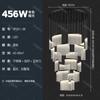 Lámpara de araña de estilo dúplex, moderna, de lujo, para sala de estar, vestíbulo de hotel, departamento de ventas, lámpara de araña para escalera de loft.