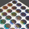 Suministro Directo de Fábrica de Etiquetas Adhesivas Lisas Láser con Logos Coloridos Impresos, Pegatinas Digitales, Papel Autoadhesivo Sellador, Antifalsificación