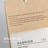 Patrón Yunxuan tarjeta plegable etiqueta colgante para ropa logo personalizado etiqueta colgante de marca de ropa etiqueta de precio personalizada