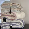 Celing Exports Manta Tejida de Algodón Lavable Oscura Frijol Otoño e Invierno Suave y Cera Nube Tejida Coreana Doble 2