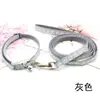 Huella Perro y Gato Correa Mascota Pequeña Correa Collar Set Cuerda para Pasear Perro Teddy Gatito Correa