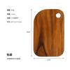 Tabla de Cortar de Madera Maciza Procesamiento Personalizado Estilo Simple Europeo y Americano Tabla de Cortar Pequeña Acacia Nogal Portátil Mango Tabla de Cortar