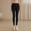 Pantalones de yoga de dos piezas falsos para mujer, cintura alta, realce de glúteos, compresión abdominal, pantalones para correr, mallas elásticas, pantalones de fitness deportivos talla grande, pantalones