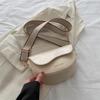 Bolsa de sillín estructurada de gran capacidad para desplazamientos, moderna y a la moda, bolso cruzado de hombro para mujer simple y único, bolso de mano y bolso mensajero