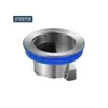 Tapón de Drenaje de Gran Diámetro con Dispositivo Anti-Olor, Anillo Reductor, Tapa Selladora para Alcantarilla, Sello Ultradelgado para Baño para Prevenir el Retorno de Olores, Redondo