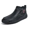 2025 explosiones transfronterizas hechas a mano 48 zapatos de talla grande para hombre zapatos casuales para exteriores botas de cuero para hombre ayudan a la moda botas martin para hombre