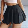 Vendas Transfronteiriças de Comércio Exterior Europeu e Americano Amazon Saias Curtas Sexy Transparentes e Saias Drapeadas Femininas