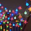 Luzes de Fio de Bolinhas Brancas Pequenas de LED para Quarto, Feriado, Festa de Aniversário, Luzes Decorativas, Luzes de Fio de Estrelas e Bolas, Caixa de Bateria, Luzes Pequenas