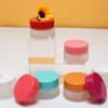 En stock, botella de crema de 20 g, botella de crema facial transparente, botella de crema exfoliante para ojos, botella de muestra pequeña cosmética, botella de sombra de ojos de color.