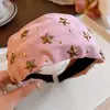 Faixa de Cabelo Estrela Tecido Transfronteiriço Europeu e Americano Moda para o Dia a Dia Versátil Acessórios de Cabelo Toque de Luxo Leve Design de Chapéu Sentido de Design Nicho