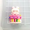 Accesorios de Resina Cara Brillante Figura de Pastel Pegamento en Crema Hecho a Mano DIY Funda para Teléfono Móvil Pasador Tocado Vaso de Agua Flor para Zapatos Joyería