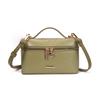 Bolsa de Caja con Patrón de Piedra Nueva de Alta Calidad para Primavera y Verano con Doble Cierre de Cremallera para Hombro Cruzado Gran Capacidad Versátil Bolso Kelly para Mujer